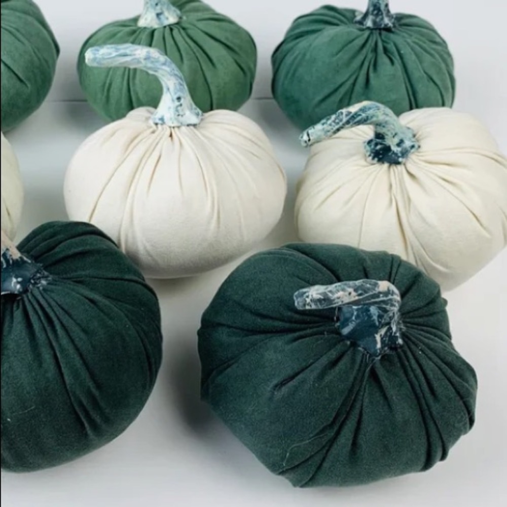10 Colored Pumpkins!